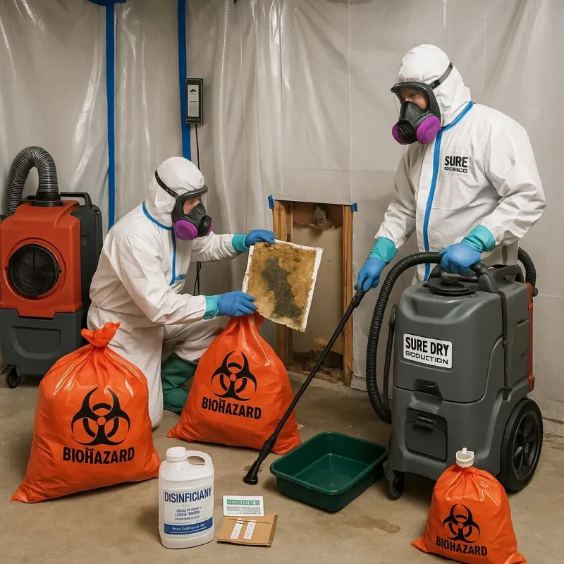Contaminated Water Handling Protocols process in Harper, KS