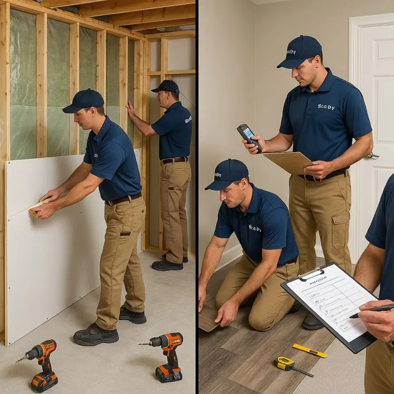 Repairs and Reconstruction process in Harper, KS